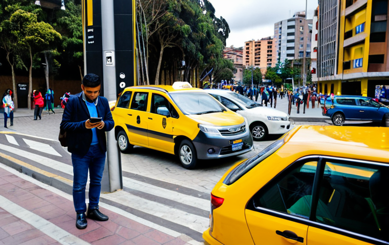 콜롬비아 여행 안전 팁 - Professional Woman in Medellin**

"A confident businesswoman in a modest, tailored suit, standing in...