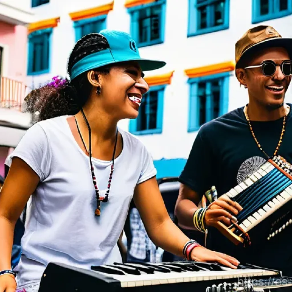 콜롬비아에서의 힙합과 현대 음악 - **"The Alchemy of Rhythms: Tradition and Vanguard in the Colombian Soul"**
A vibrant and dynamic...