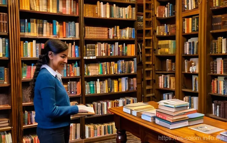 콜롬비아에서 유명한 서점 및 도서관 - **A charming, old-fashioned independent bookstore in a Colombian city, like Bogot&aacute; or Cartagena.** T...